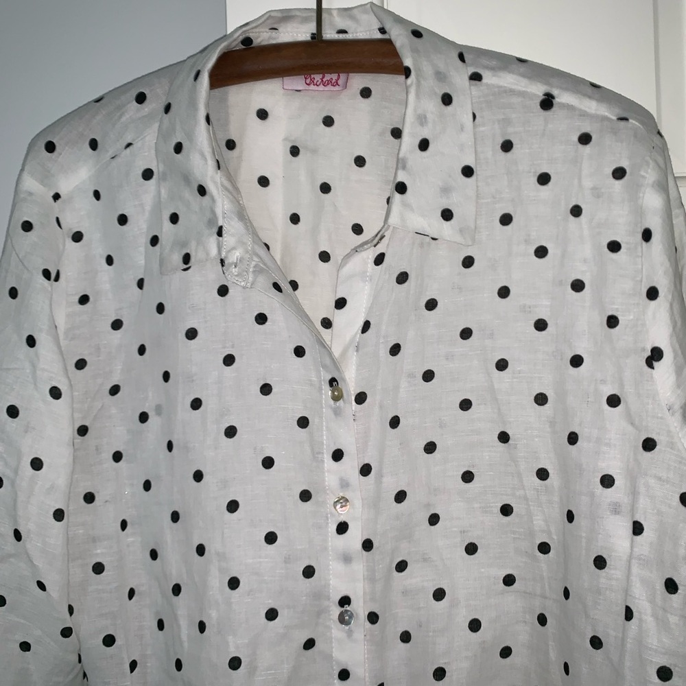 Pocodot linen/cotton blouse